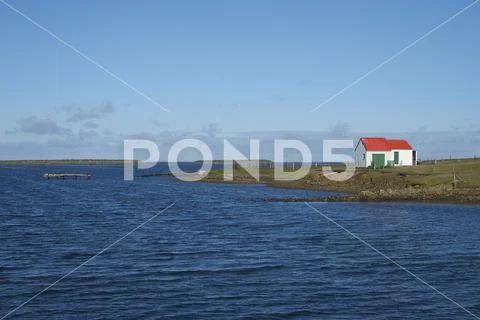 Bleaker Island in the Falkland Islands Stock Photos
