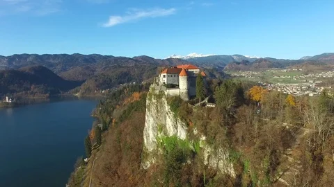 Bled Caste at Winter 動画素材 84847784