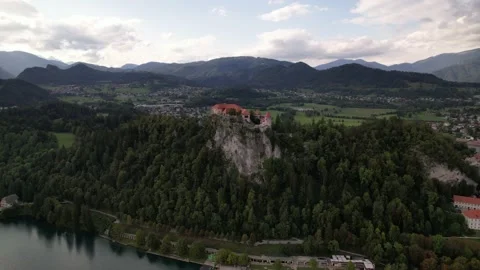 Bled Castle 库存影片 159972955
