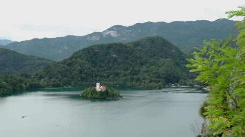 Bled Castle Slovenia Stock Footage 242944752