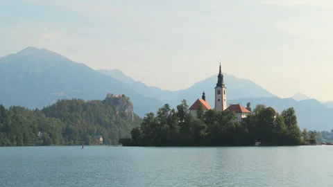 Bled lake Slovenia Stock Footage 288338331