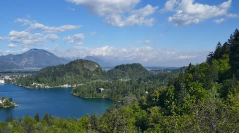 Bled - pan left, UHD Stock Footage 63112378