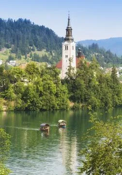 Bled, Slovenia. Foto stock
