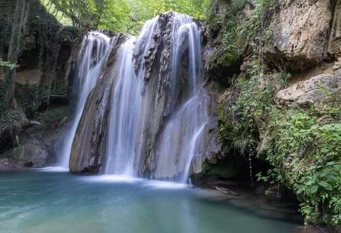 Blederija waterfall Stock Photos