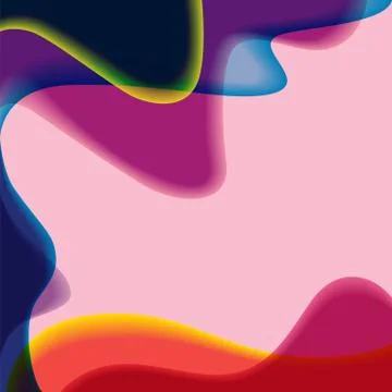The Blend color gradient Background Blurred colorful backdrop Vector illustra Stock Illustration