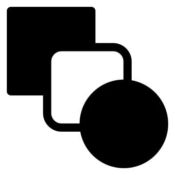 Blend glyph icon vector illustration isolated on white background 스톡 일러스트