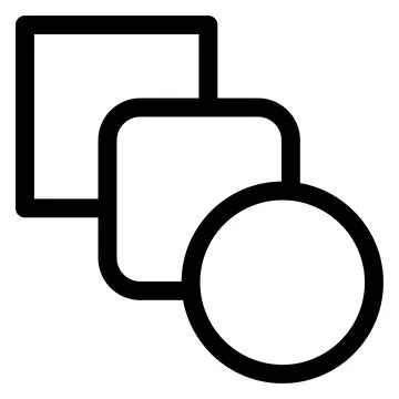 Blend line icon vector illustration isolated on white background 스톡 일러스트