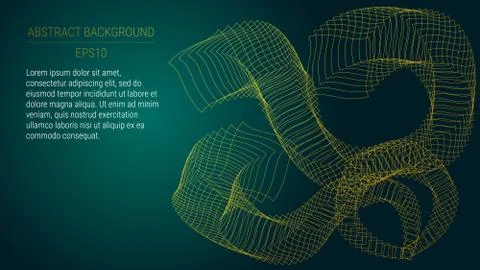 Blend lines background vector Stock Illustration