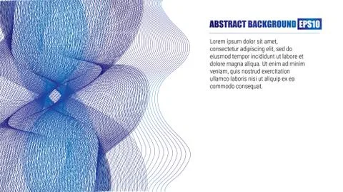 Blend lines background vector Stock Illustration