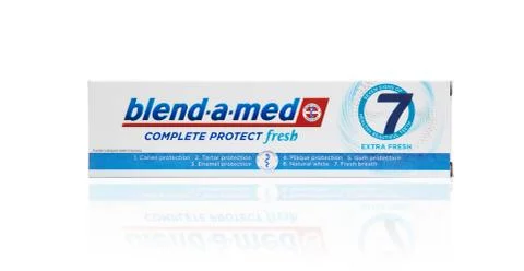 Blend-A-Med toothpaste,  Extra Fresh,  made by Procter &amp; Gamble. Stock Photos