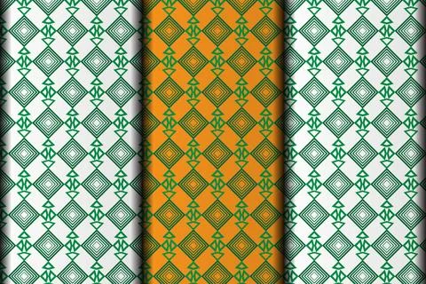 Blend square style vector eps seamless pattern design. Illustrazione stock