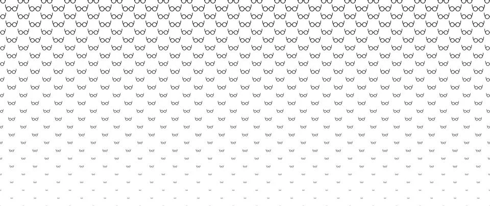 Blended  black glasses on white for pattern and background,  Father's day c.. Stock Illustration