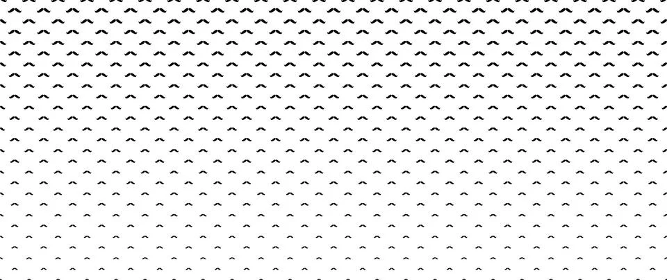 Blended  black moustache on white for pattern and background,  Father's day.. Stockillustratie