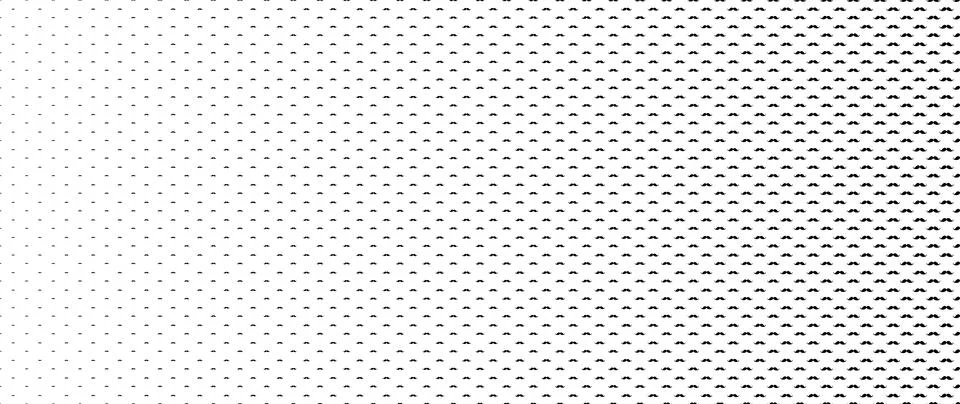 Blended  black moustache on white for pattern and background,  Father's day.. Stock Illustration