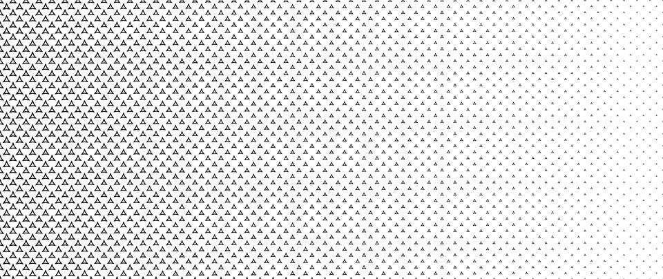 Blended  black triangle on white for pattern and background,  Abstract geom.. Stock Illustration