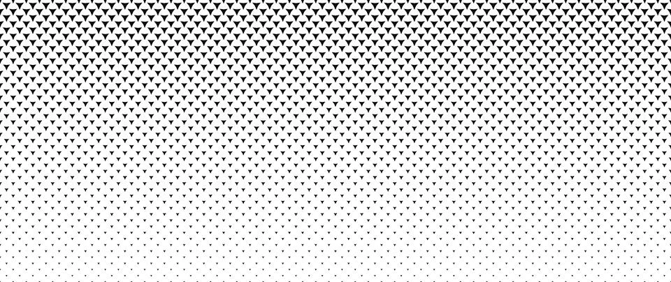 Blended  black triangle on white for pattern and background,  Abstract geom.. Stock Illustration