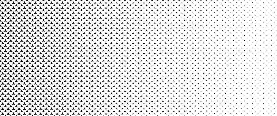 Blended  black triangle on white for pattern and background,  Abstract geom.. Illustrazione stock