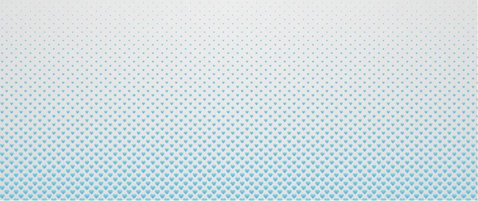 Blended blue heart on white for pattern and background, Pyramid 3D pattern ba Illustrazione stock