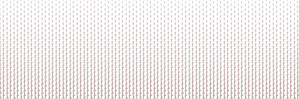 Blended christmas cane on white for pattern and background, halftone effect. Stock Illustration