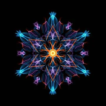 Blended Flower Stock Illustration