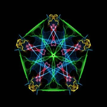 Blended Flower Stock Illustration