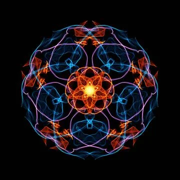 Blended Flower Stock Illustration