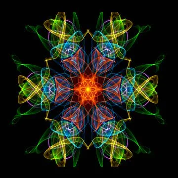 Blended Flower Stock Illustration