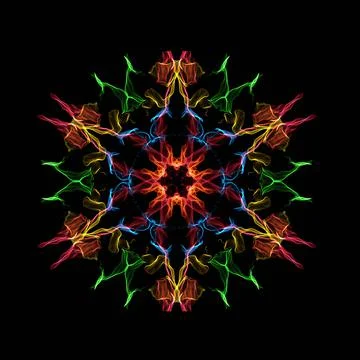 Blended Flower Stock Illustration