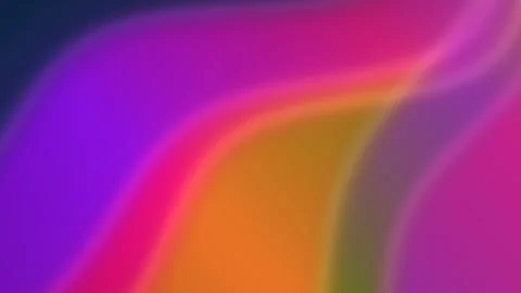 A blended gradient of purple, pink, orange, green, and blue Video stock 330075617