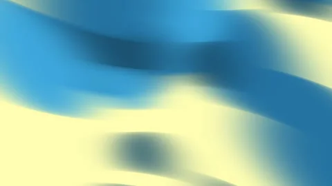 Blended light blue, yellow, and dark gray tones in an abstract composition Stock Footage 323033778