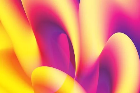 Blended overly of colorful gradient creative abstract wavy style Stockillustratie