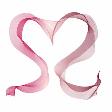 Blended red heart symbol Stock Illustration