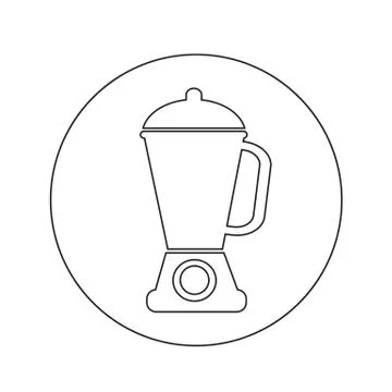 Blender icon illustration design Stock Illustration