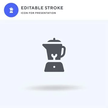 Blender icon vector, filled flat sign, solid pictogram isolated on white, logo Stock Illustration