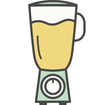 Blender kitchen appliance vector icon Stock Illustration