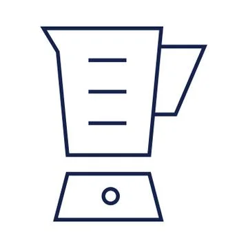 Blender Line Icon, Kitchen And Cooking, Mixer Stock Illustration