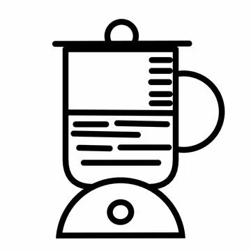 Blender linear line  Stock Illustration