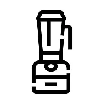 Blender machine preparing drinks and smoothies icon 스톡 일러스트
