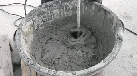 Blender mixing cement Stock Footage 20522847