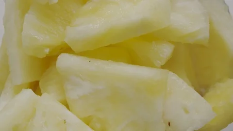 Blender pineapple juice Stock Footage 98299535