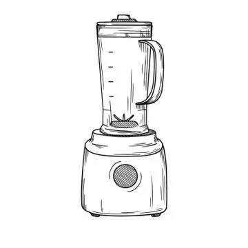 Blender on a white background. Vector illustration Stock Illustration