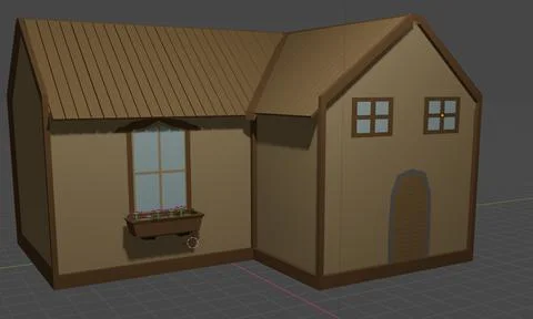 BlenderHouse Stock Illustration