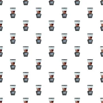Blenders with liquid creating a repeating decorative pattern Stock Illustration