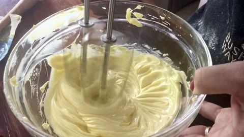 Blending Butter Stock Footage 142871137