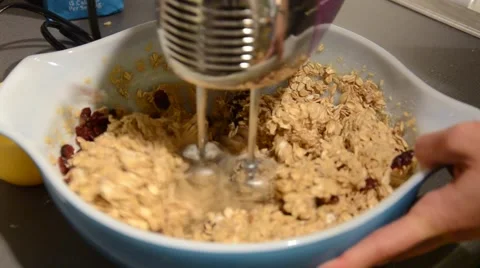 Blending Cookie Dough 스톡 동영상 68140007