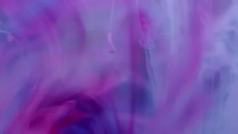 Blending dye smoky art shimmer glitter paint cloud Stock Footage 312101853