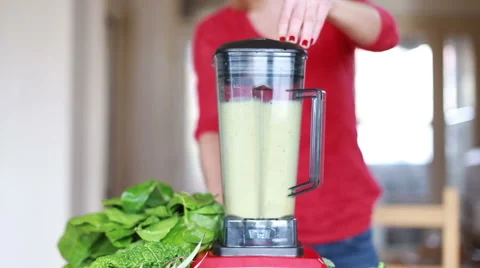 Blending fruits in blender Stock Footage 59539853