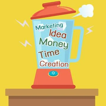 Blending Idea business Stock Illustration