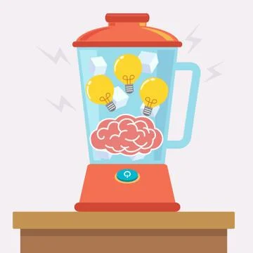 Blending Idea Stock Illustration