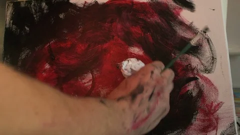 Blending Paint Stock Footage 71774586